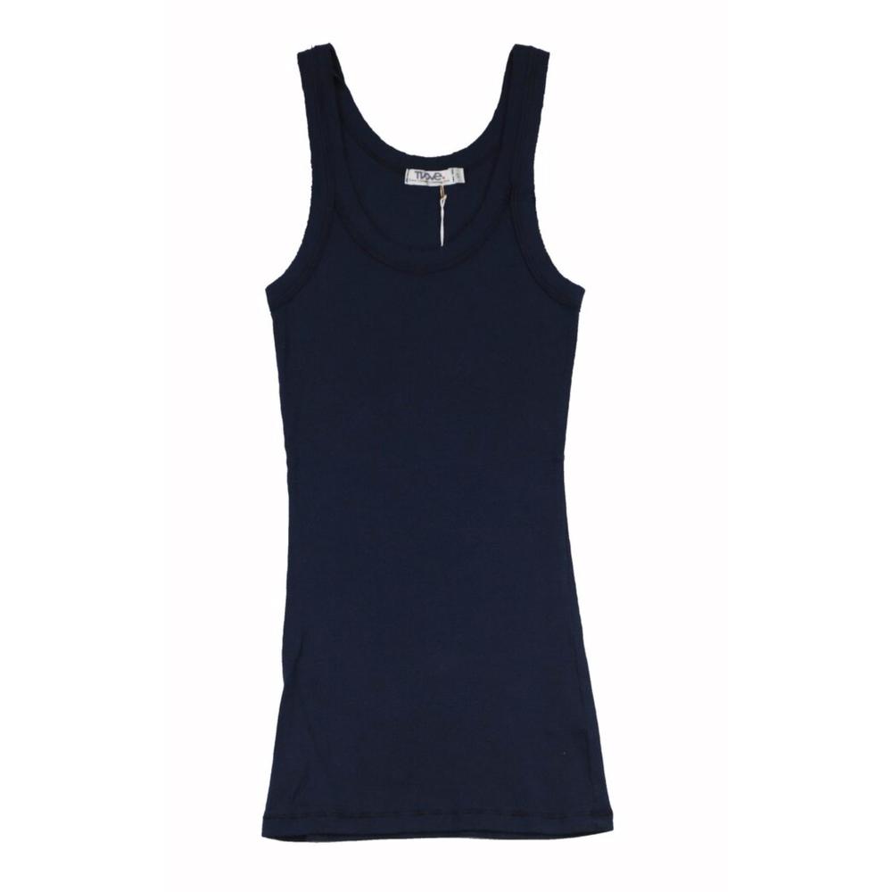 NEW T2LOVE raw edge tank in black